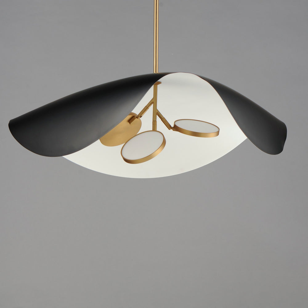 ET2 - E24968-WTBKGLD - LED Pendant - Carmen - Black / Gold