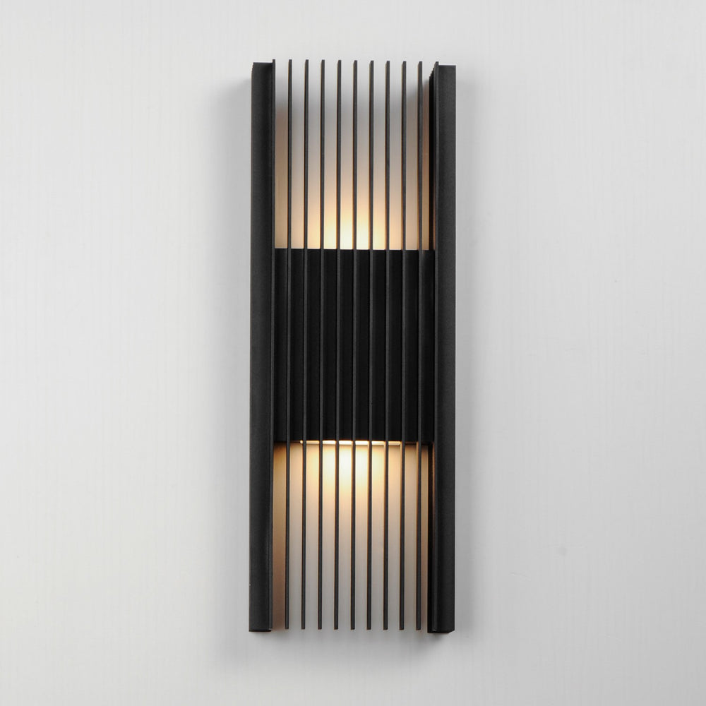 ET2 - E30117-BK - LED Outdoor Wall Sconce - Rampart - Black