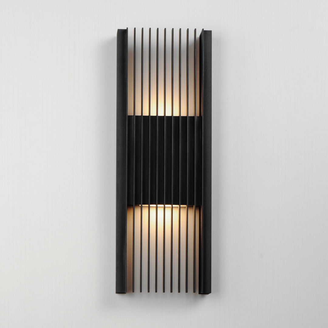 ET2 - E30117-BK - LED Outdoor Wall Sconce - Rampart - Black