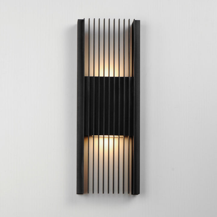 ET2 - E30117-BK - LED Outdoor Wall Sconce - Rampart - Black