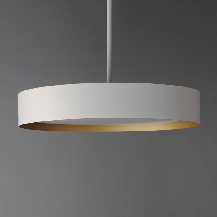 ET2 - E51015-WTGLD - LED Pendant - Echo - White/Gold