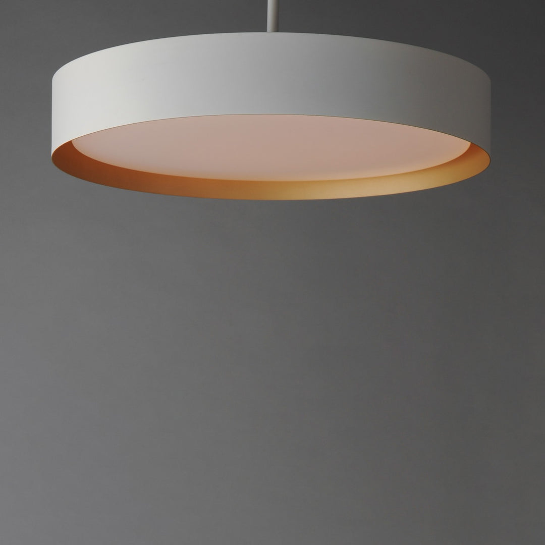 ET2 - E51015-WTGLD - LED Pendant - Echo - White/Gold