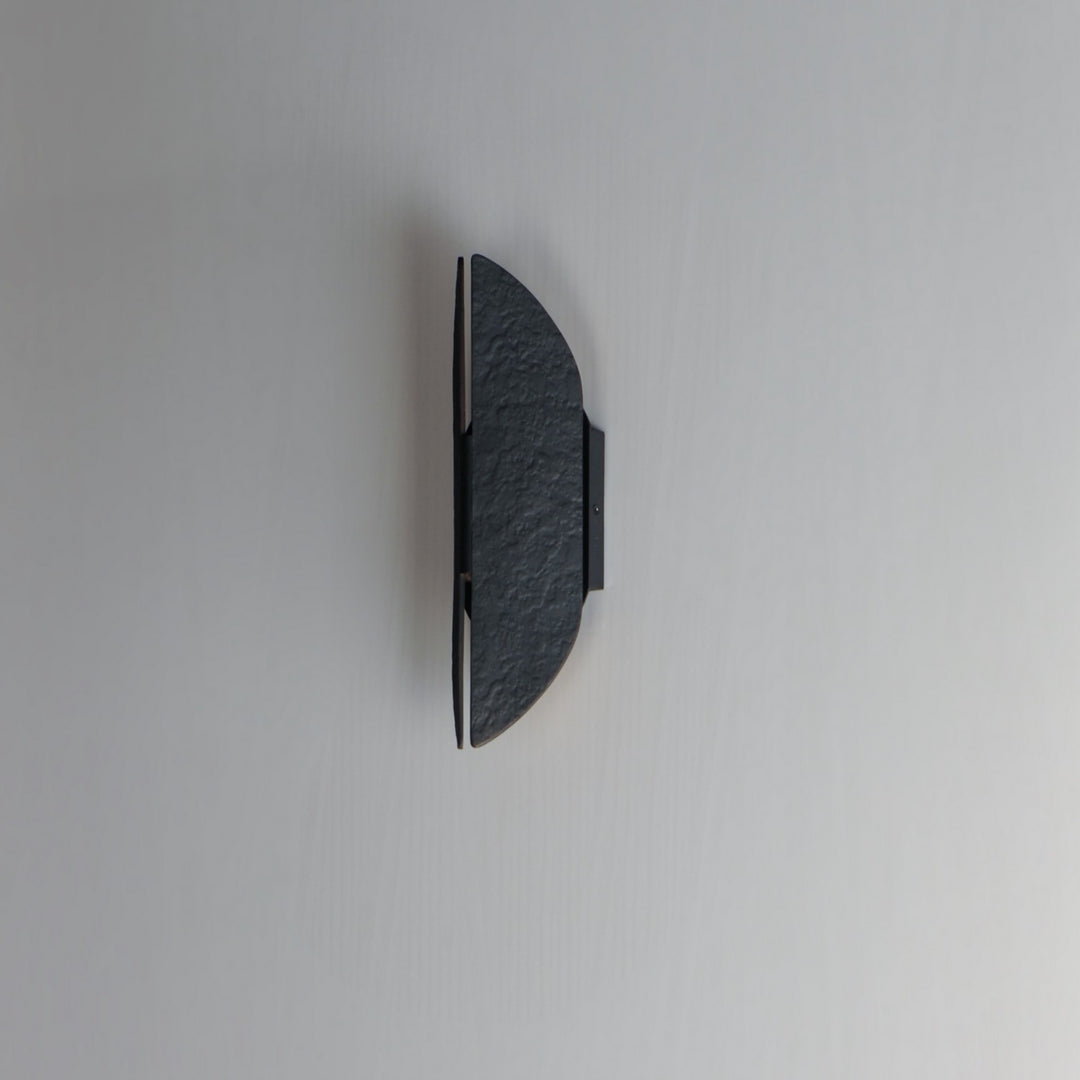 ET2 - E30142-BKAB - LED Outdoor Wall Sconce - Tectonic - Black / Antique Brass