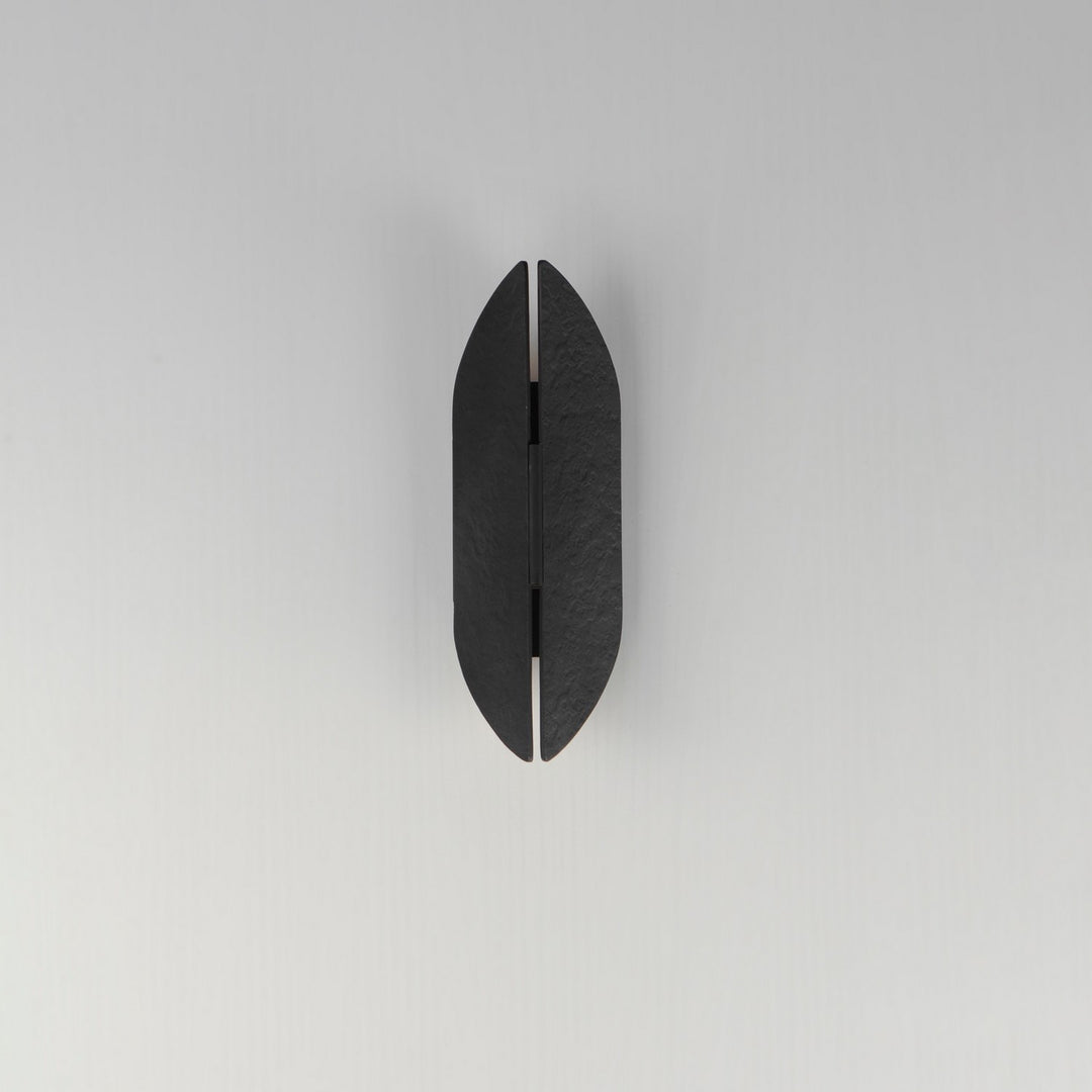 ET2 - E30142-BKAB - LED Outdoor Wall Sconce - Tectonic - Black / Antique Brass
