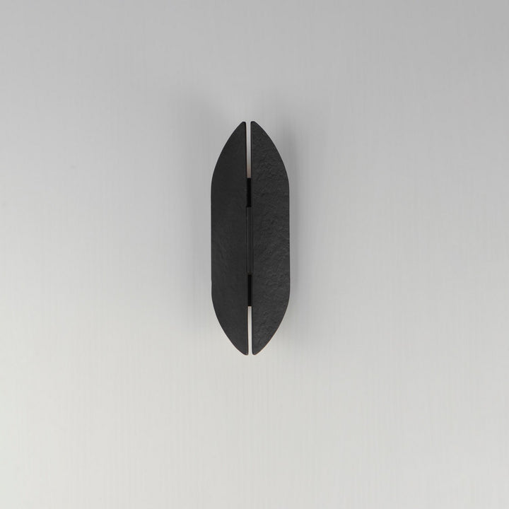 ET2 - E30142-BKAB - LED Outdoor Wall Sconce - Tectonic - Black / Antique Brass