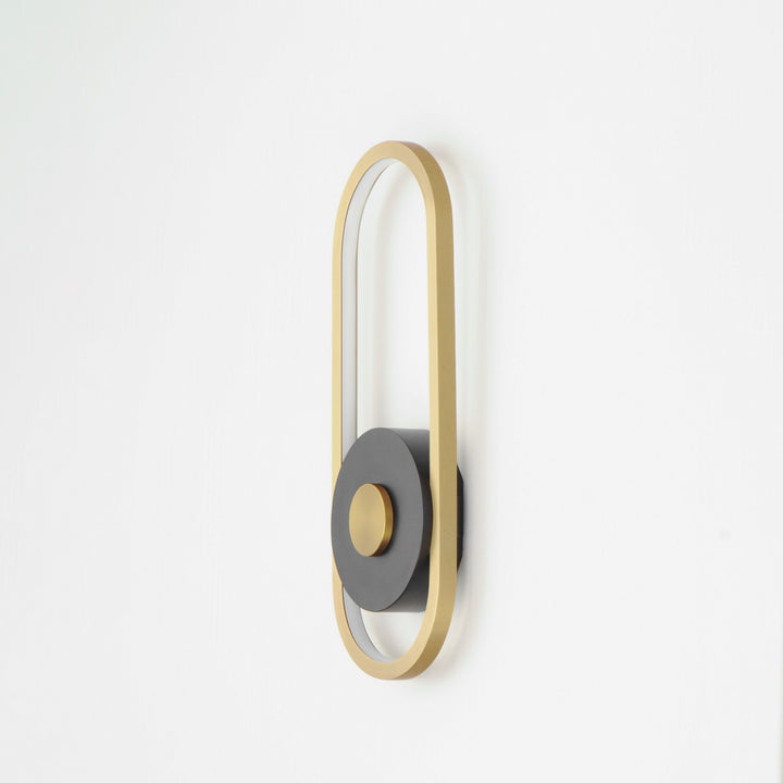 ET2 - E42104-BKGLD - LED Outdoor Wall Sconce - Gravity - Black / Gold