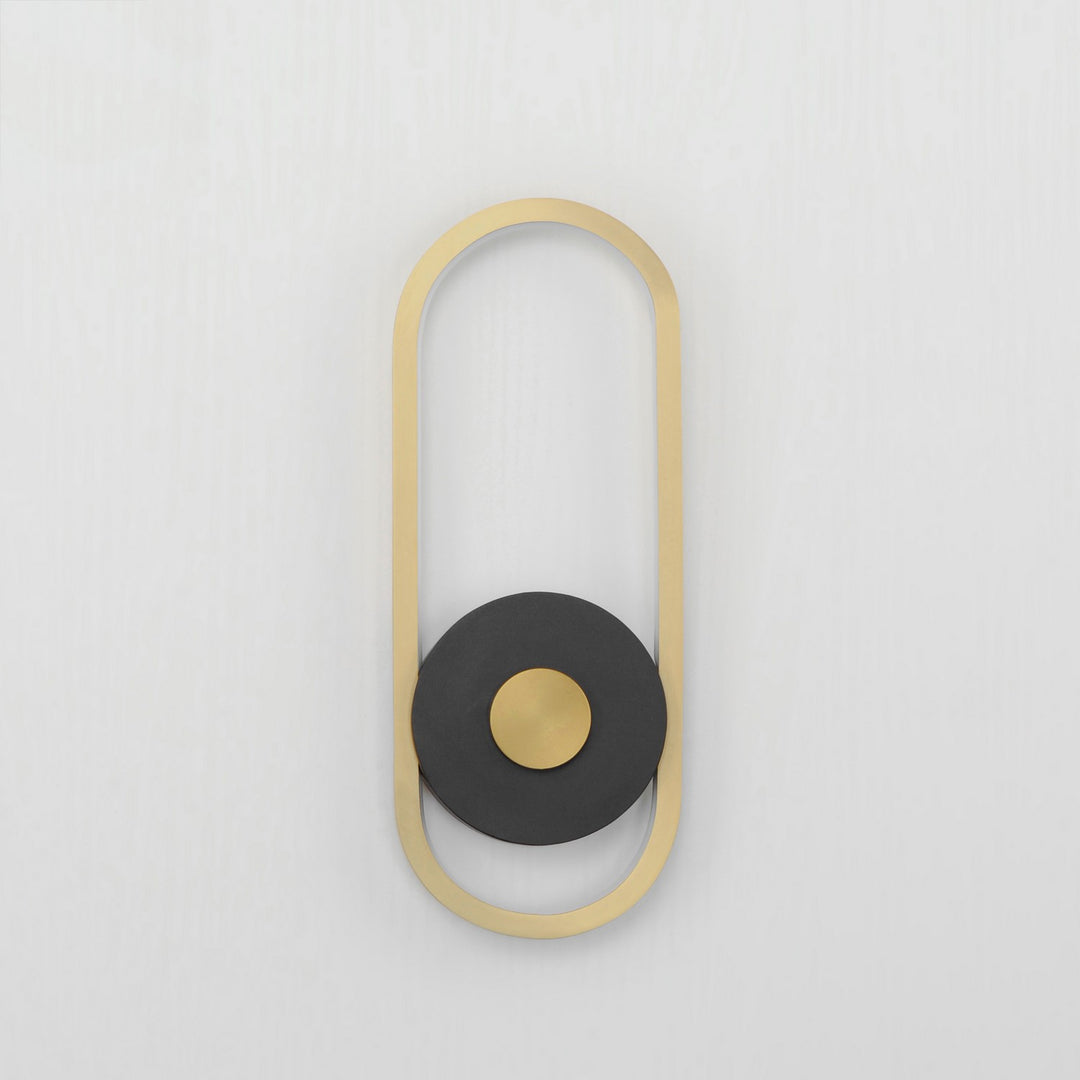 ET2 - E42104-BKGLD - LED Outdoor Wall Sconce - Gravity - Black / Gold