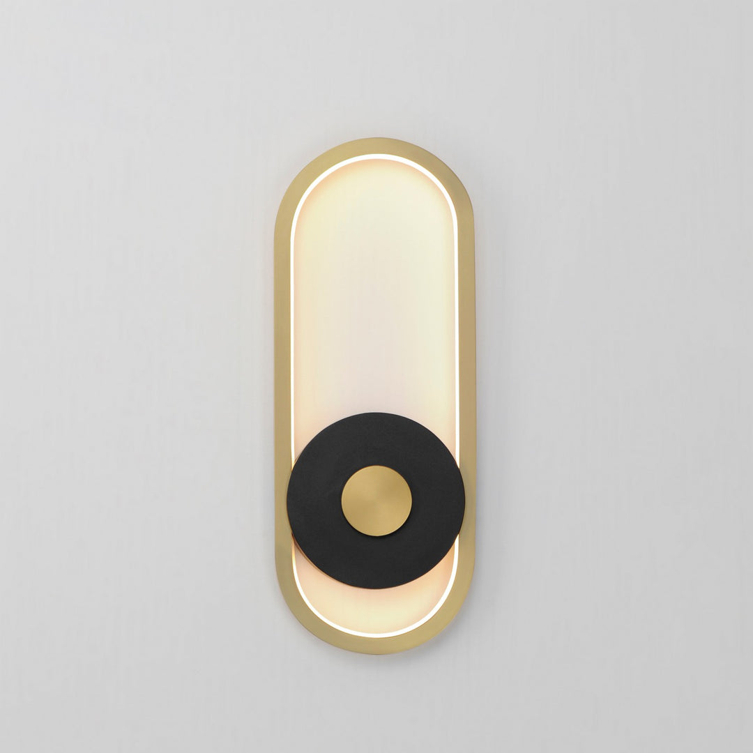 ET2 - E42104-BKGLD - LED Outdoor Wall Sconce - Gravity - Black / Gold