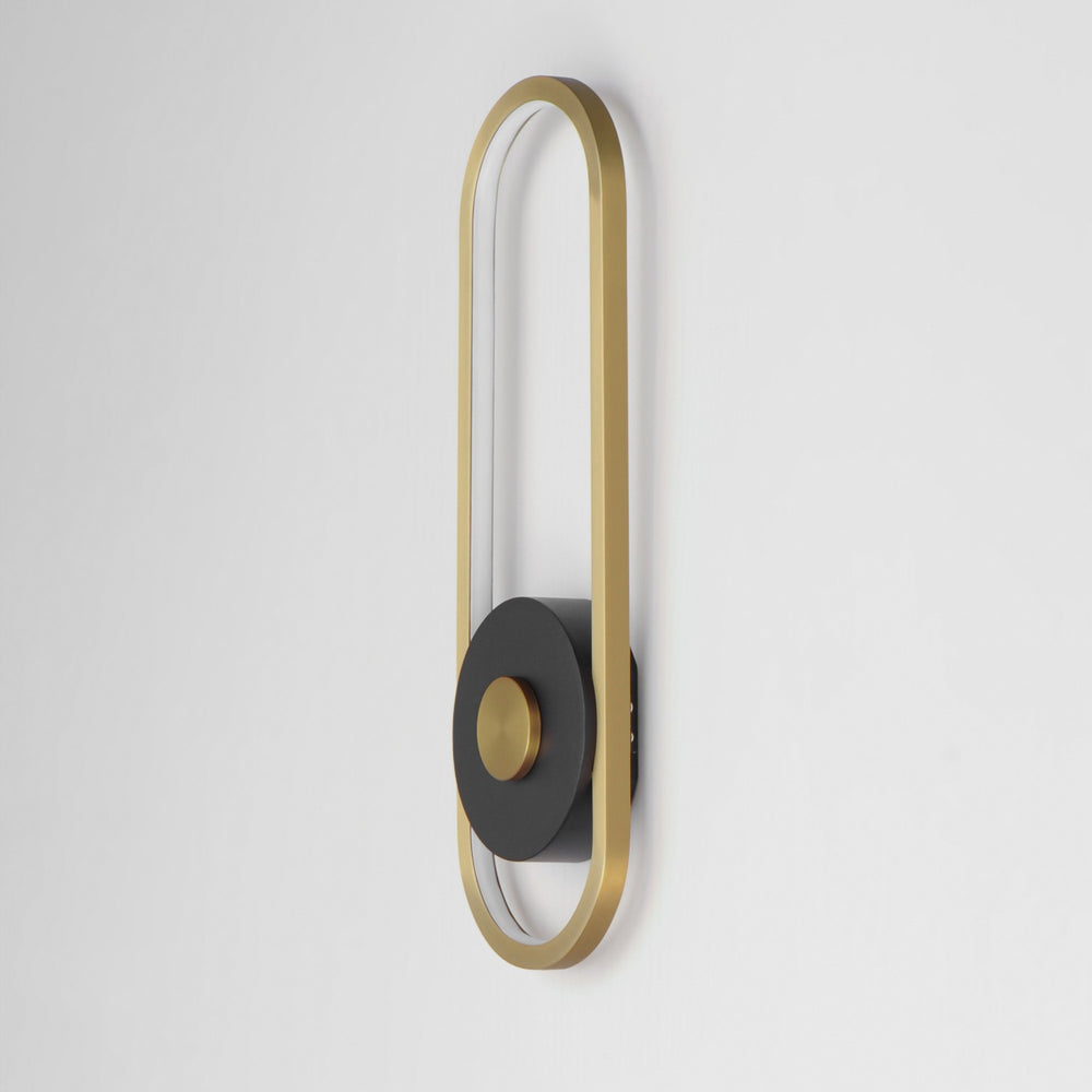 ET2 - E42106-BKGLD - LED Outdoor Wall Sconce - Gravity - Black / Gold