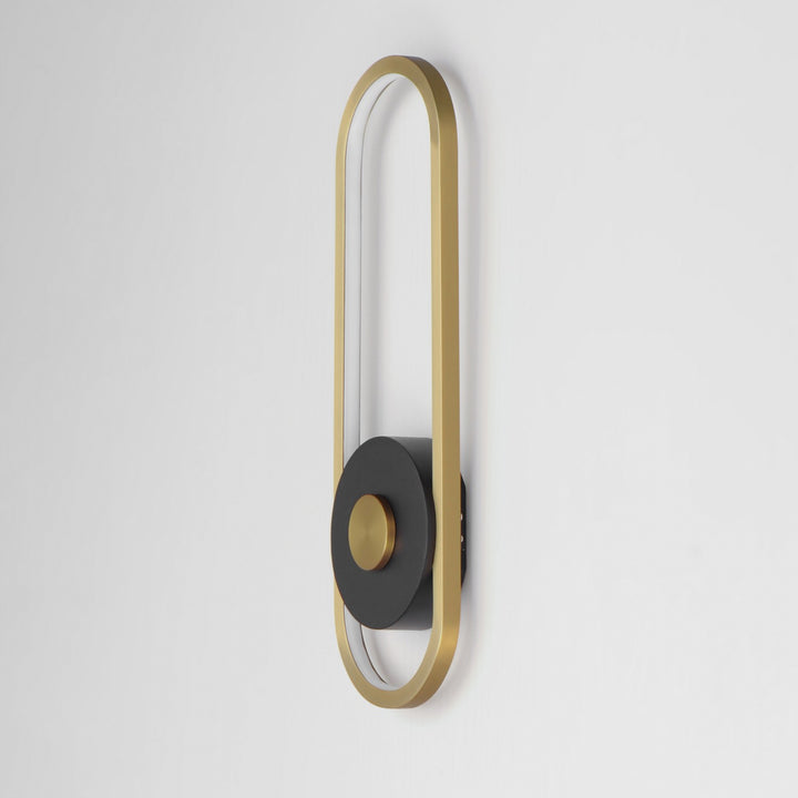 ET2 - E42106-BKGLD - LED Outdoor Wall Sconce - Gravity - Black / Gold
