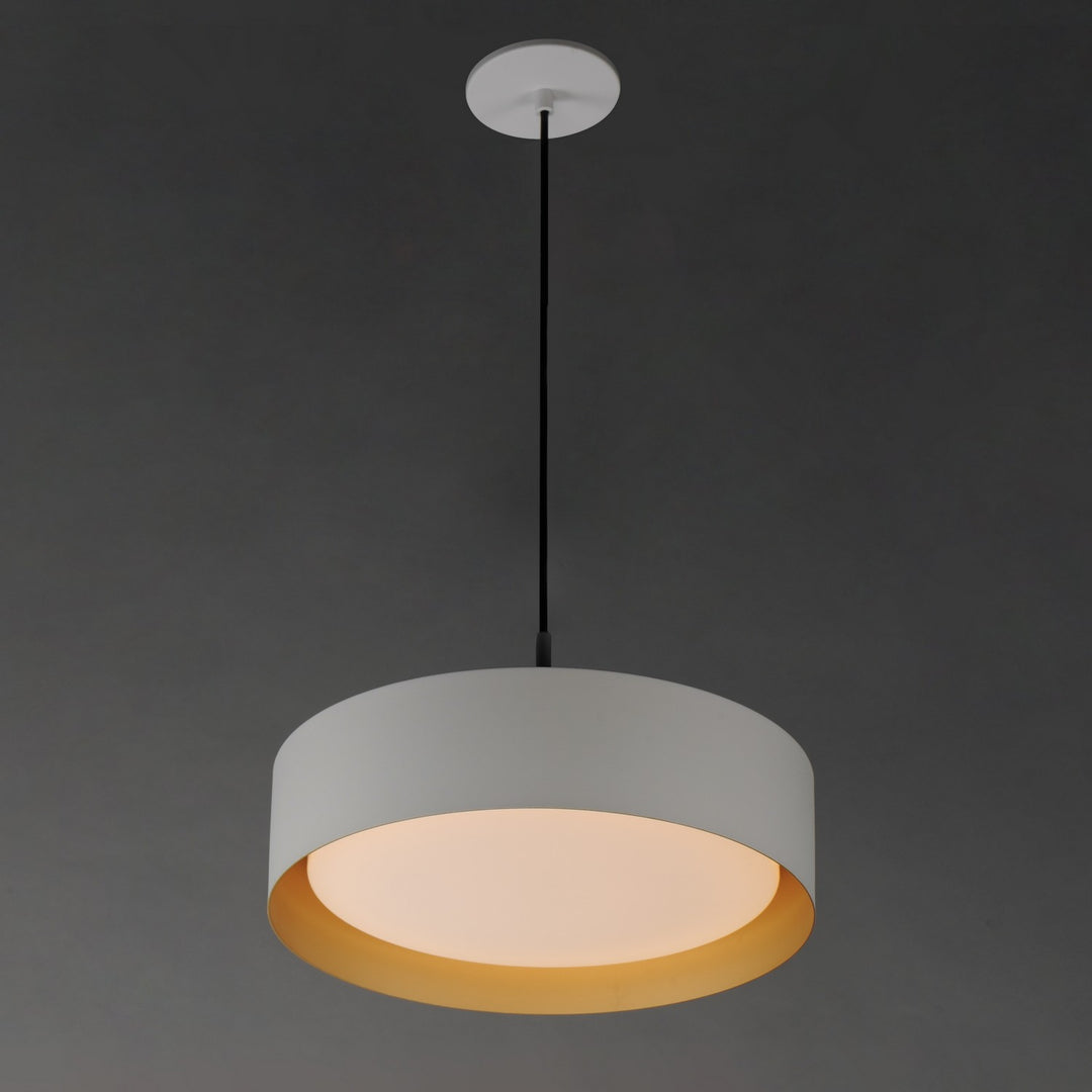 ET2 - E51013-WTGLD - LED Pendant - Echo - White/Gold