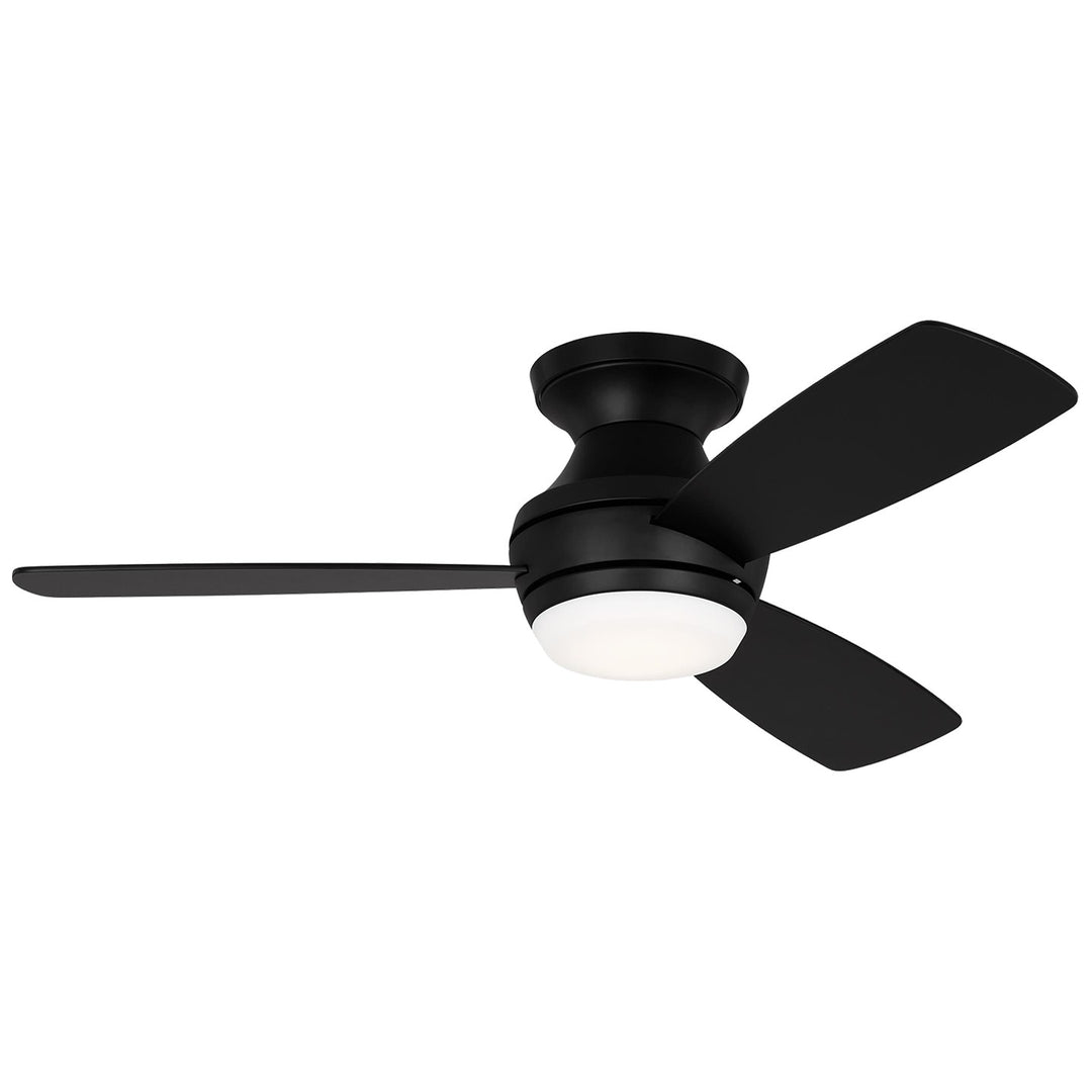 Ikon 44"Ceiling Fan in Midnight Black - available from The Lighting Shoppe, trusted by Canadian homeowners