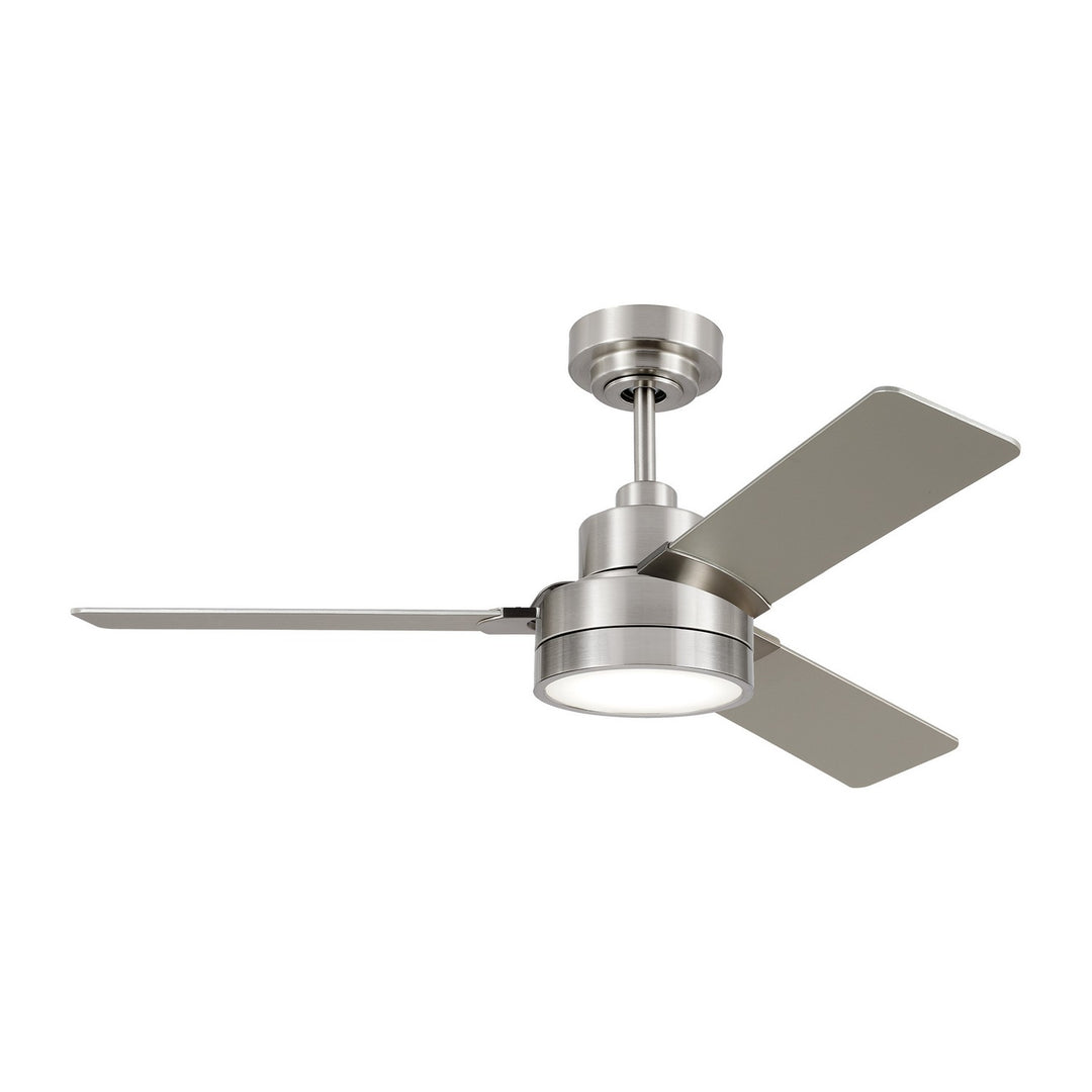Jovie 44" Ceiling Fan in Brushed Steel - available from The Lighting Shoppe, trusted by Canadian homeowners