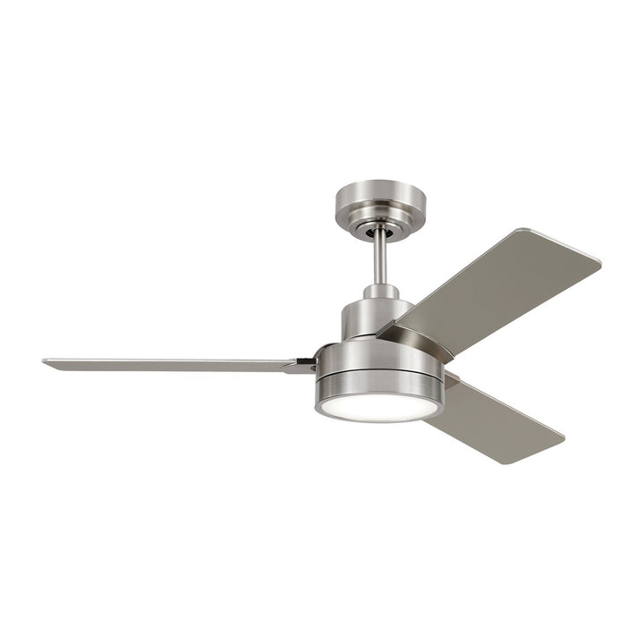 Jovie 44" Ceiling Fan in Brushed Steel - available from The Lighting Shoppe, trusted by Canadian homeowners