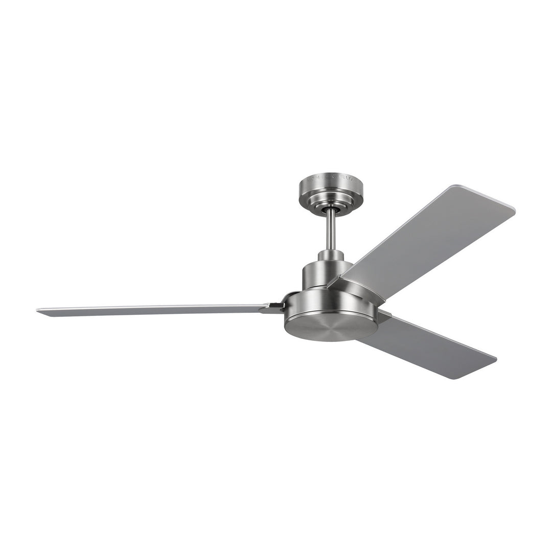 Jovie 52" Ceiling Fan in Brushed Steel - available from The Lighting Shoppe, trusted by Canadian homeowners