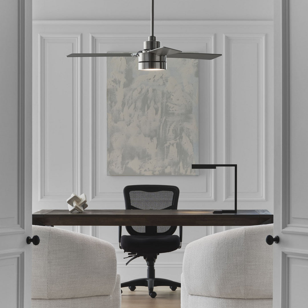 Generation Lighting Canada - 3JVR52BSD - 52" Ceiling Fan - Jovie - Brushed Steel