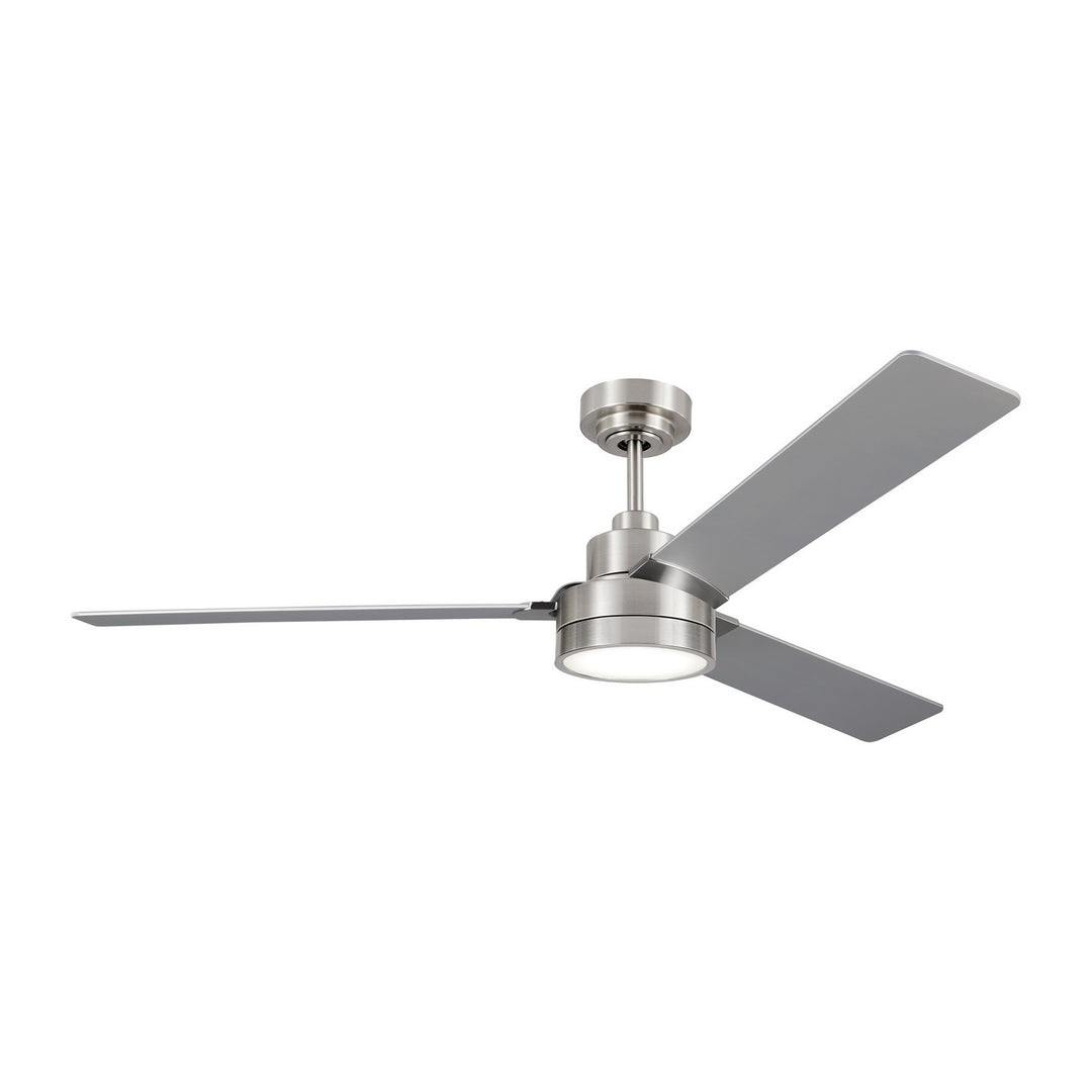Jovie 58" Ceiling Fan in Brushed Steel - available from The Lighting Shoppe, trusted by Canadian homeowners