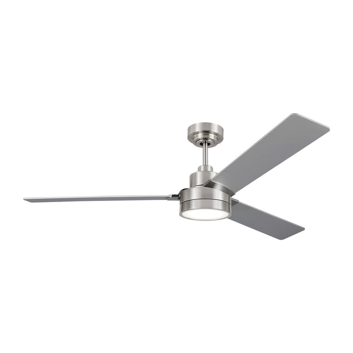 Jovie 58" Ceiling Fan in Brushed Steel - available from The Lighting Shoppe, trusted by Canadian homeowners
