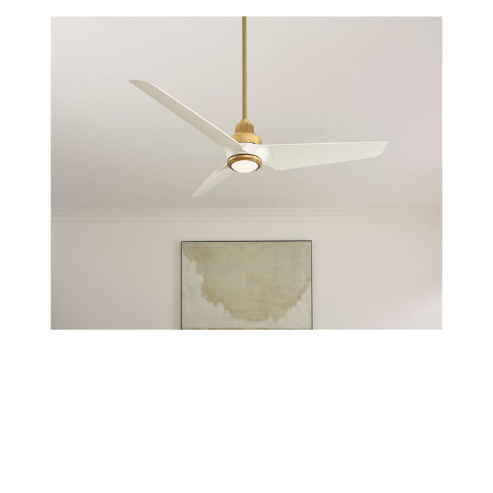 Visual Comfort Fan Canada - 3RULSM52HABD - 52" Ceiling Fan - Ruhlmann - Hand Rubbed Antique Brass