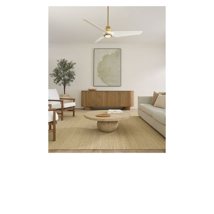 Visual Comfort Fan Canada - 3RULSM52HABD - 52" Ceiling Fan - Ruhlmann - Hand Rubbed Antique Brass