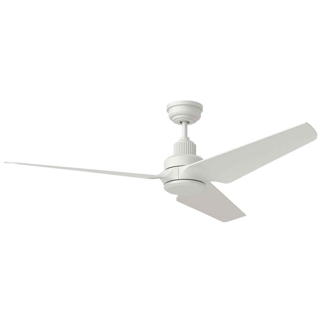 Ruhlmann 52"Ceiling Fan in Matte White - available from The Lighting Shoppe, trusted by Canadian homeowners