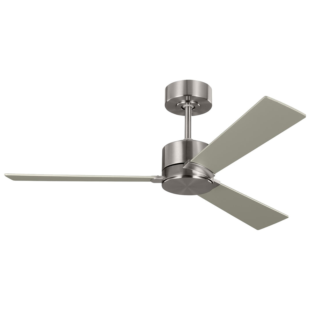 Rozzen 44"Ceiling Fan in Brushed Steel - available from The Lighting Shoppe, trusted by Canadian homeowners
