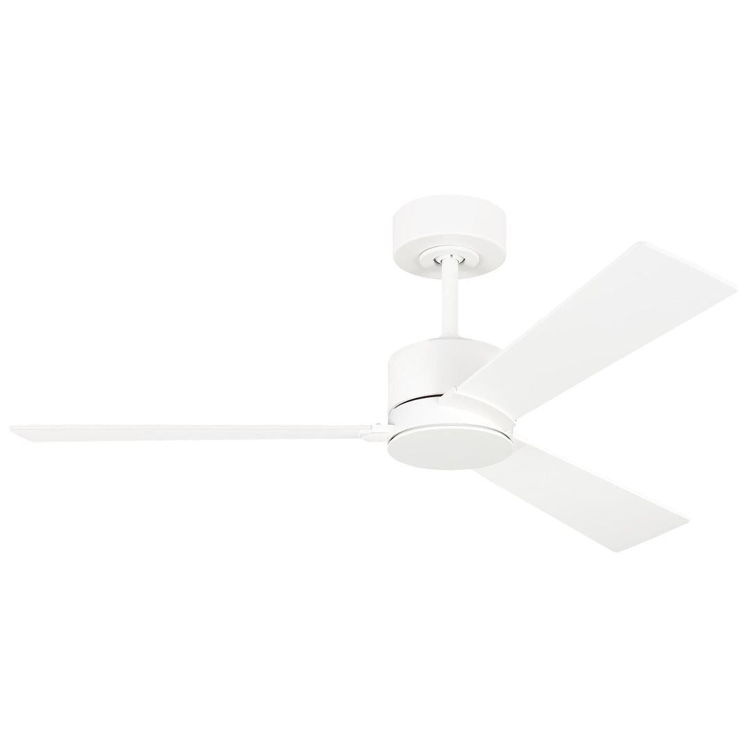 Rozzen 44"Ceiling Fan in Matte White - available from The Lighting Shoppe, trusted by Canadian homeowners