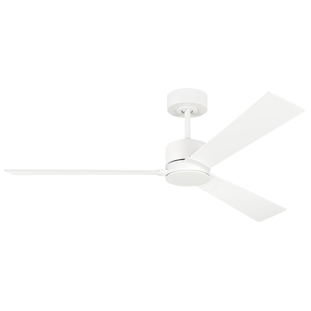Rozzen 52"Ceiling Fan in Matte White - available from The Lighting Shoppe, trusted by Canadian homeowners
