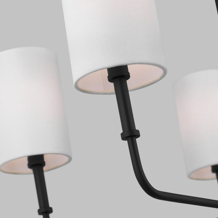 Visual Comfort Studio Canada - 3109305-112 - Five Light Chandelier - Foxdale - Midnight Black