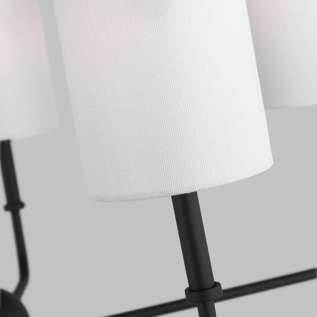 Visual Comfort Studio Canada - 3109305-112 - Five Light Chandelier - Foxdale - Midnight Black