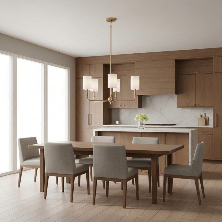 Visual Comfort Studio Canada - 3109305-848 - Five Light Chandelier - Foxdale - Satin Brass