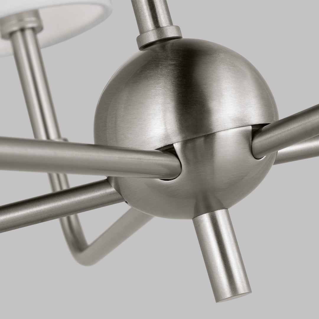 Visual Comfort Studio Canada - 3109305-962 - Five Light Chandelier - Foxdale - Brushed Nickel