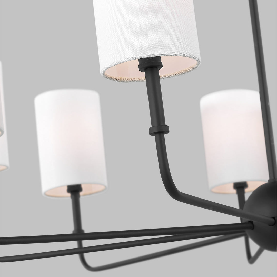 Visual Comfort Studio Canada - 3109309-112 - Nine Light Chandelier - Foxdale - Midnight Black