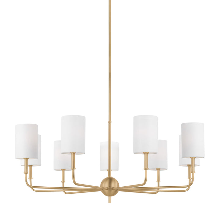 Visual Comfort Studio Canada - 3109309-848 - Nine Light Chandelier - Foxdale - Satin Brass