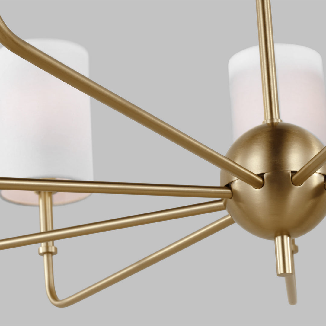 Visual Comfort Studio Canada - 3109309-848 - Nine Light Chandelier - Foxdale - Satin Brass