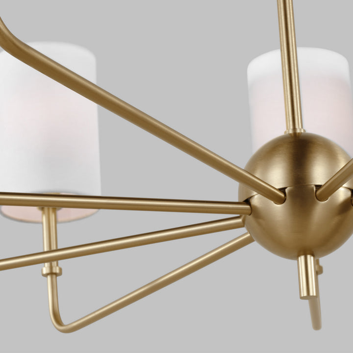 Visual Comfort Studio Canada - 3109309-848 - Nine Light Chandelier - Foxdale - Satin Brass
