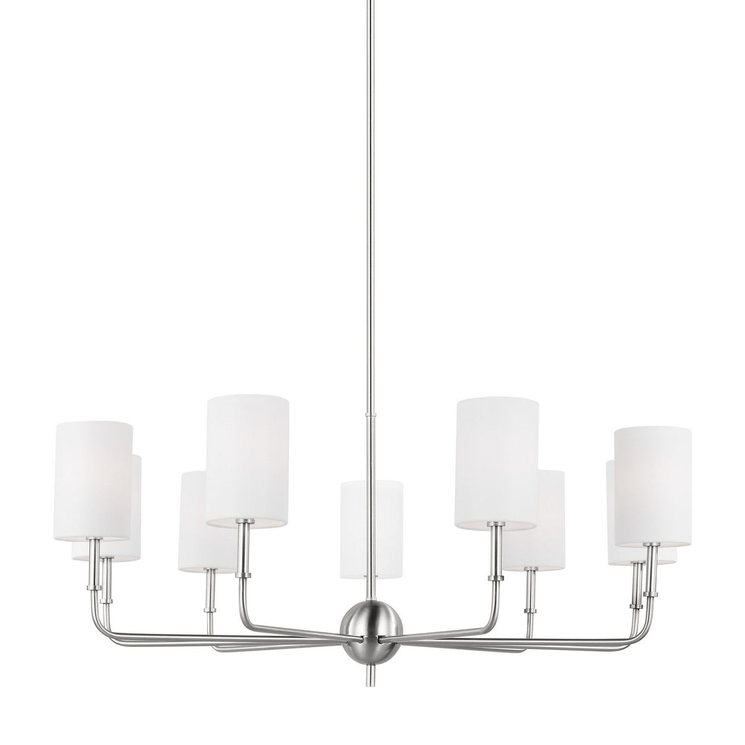 Visual Comfort Studio Canada - 3109309-962 - Nine Light Chandelier - Foxdale - Brushed Nickel