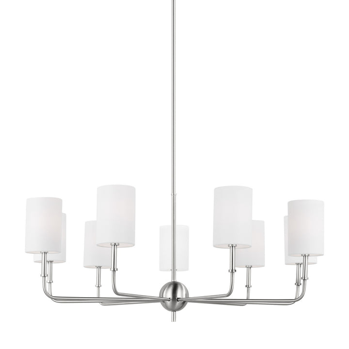 Visual Comfort Studio Canada - 3109309-962 - Nine Light Chandelier - Foxdale - Brushed Nickel