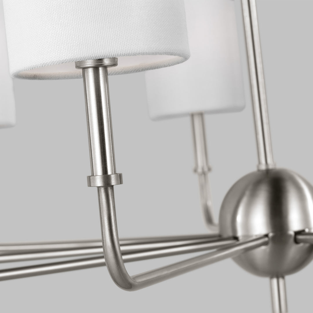 Visual Comfort Studio Canada - 3109309-962 - Nine Light Chandelier - Foxdale - Brushed Nickel