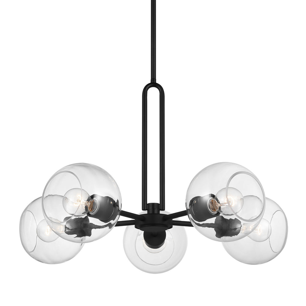 Visual Comfort Studio Canada - 3155705-112 - Five Light Chandelier - Codyn - Midnight Black
