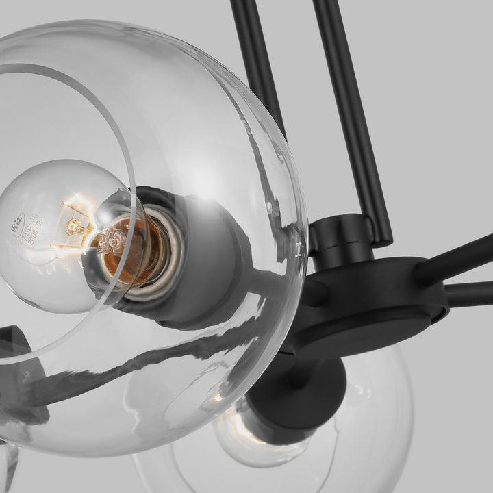 Visual Comfort Studio Canada - 3155705-112 - Five Light Chandelier - Codyn - Midnight Black
