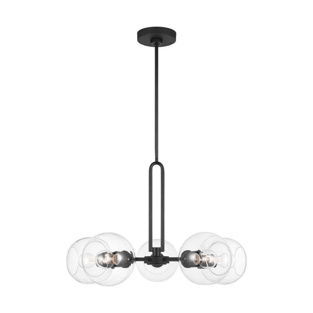 Codyn Five Light Chandelier in Midnight Black - available from The Lighting Shoppe, trusted by Canadian homeowners
