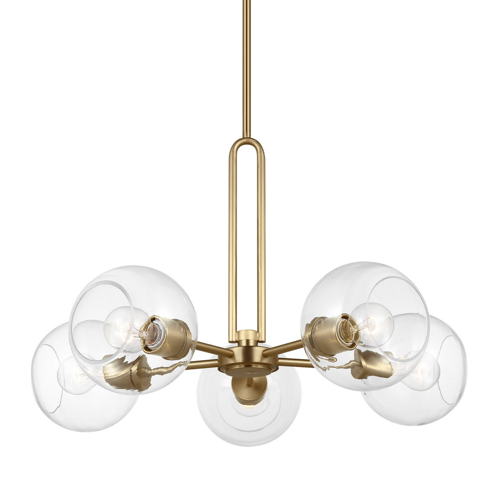 Visual Comfort Studio Canada - 3155705-848 - Five Light Chandelier - Codyn - Satin Brass