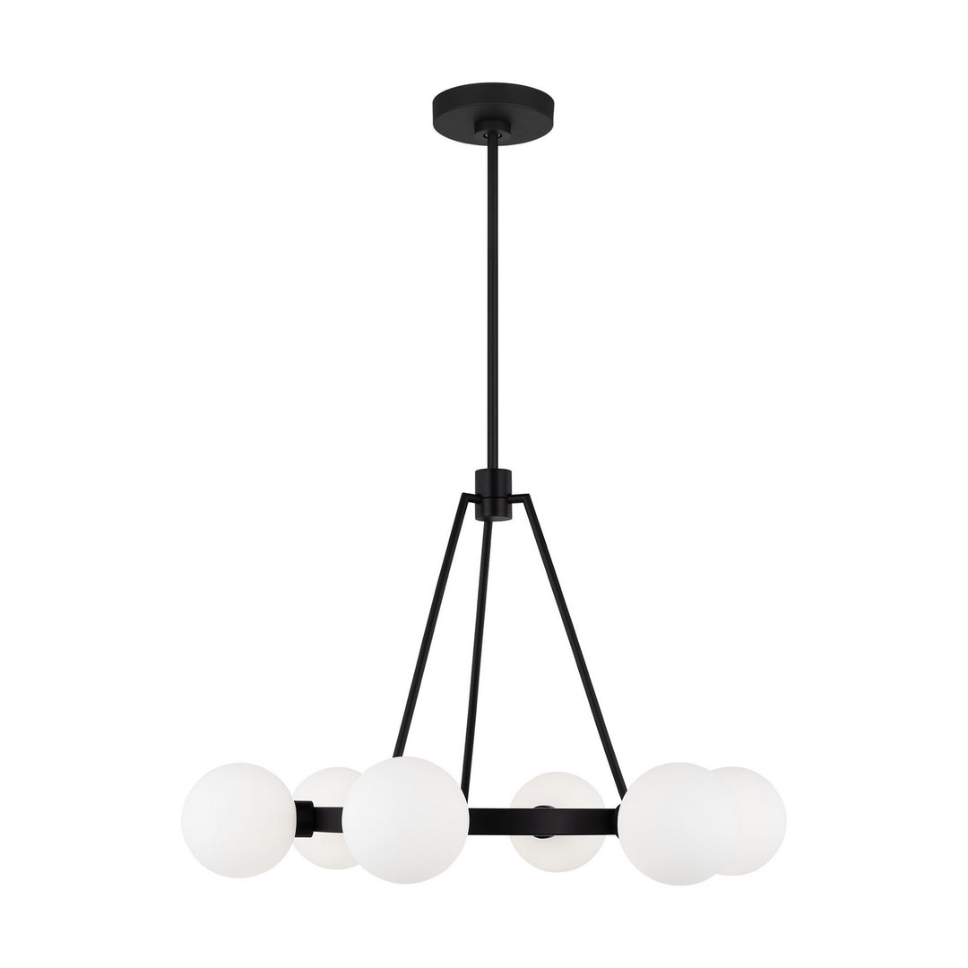 Visual Comfort Studio Canada - 3161606-112 - Six Light Chandelier - Clybourn - Midnight Black