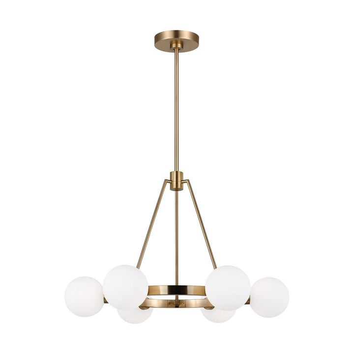 Visual Comfort Studio Canada - 3161606-848 - Six Light Chandelier - Clybourn - Satin Brass