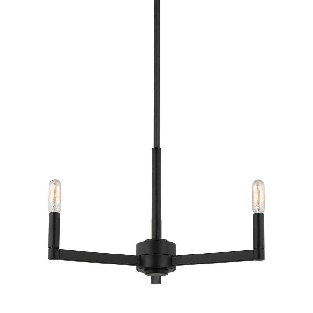 Visual Comfort Studio Canada - 3164203-112 - Three Light Chandelier - Fullton - Midnight Black