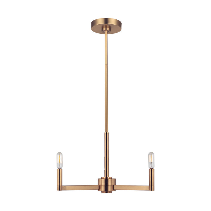 Visual Comfort Studio Canada - 3164203-848 - Three Light Chandelier - Fullton - Satin Brass