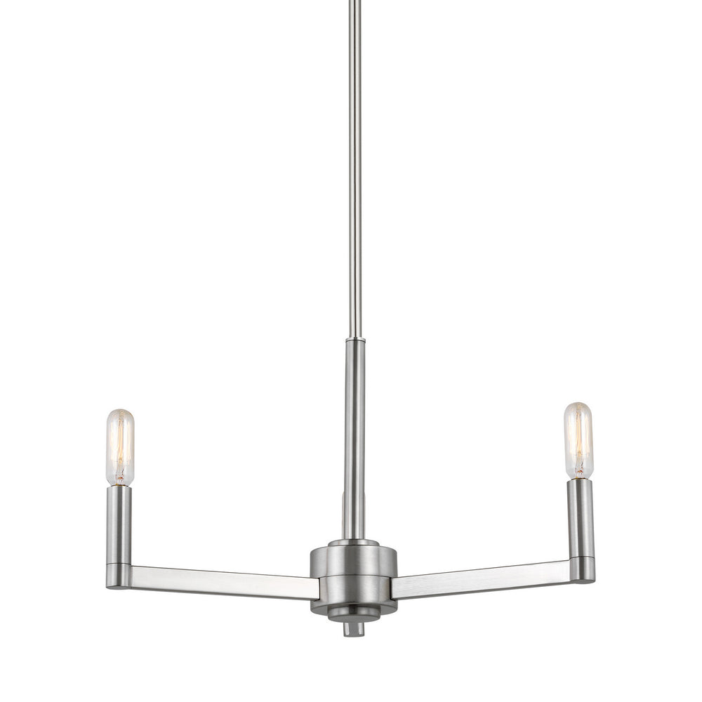 Visual Comfort Studio Canada - 3164203-962 - Three Light Chandelier - Fullton - Brushed Nickel