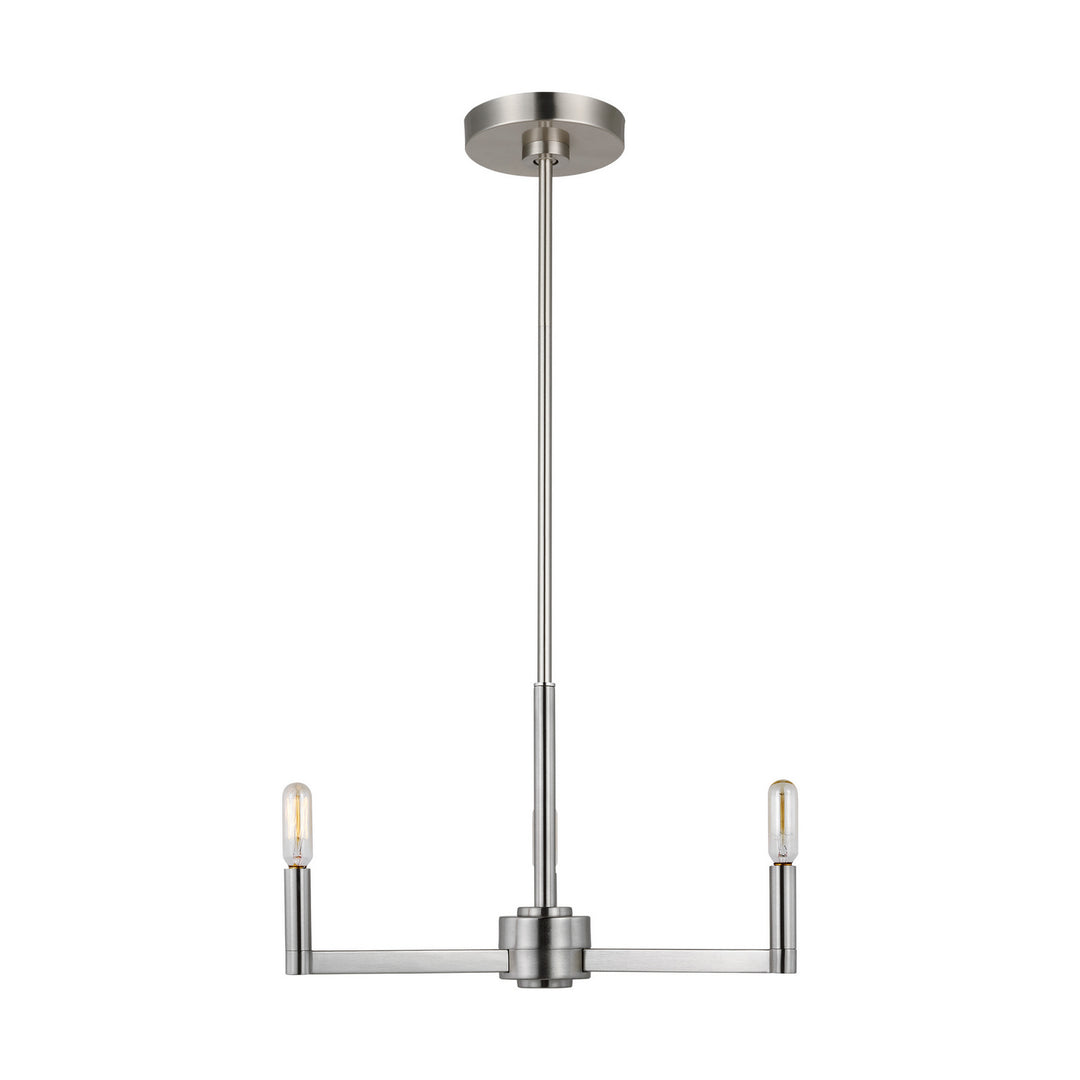 Fullton Three Light Chandelier in Brushed Nickel - available from The Lighting Shoppe, trusted by Canadian homeowners