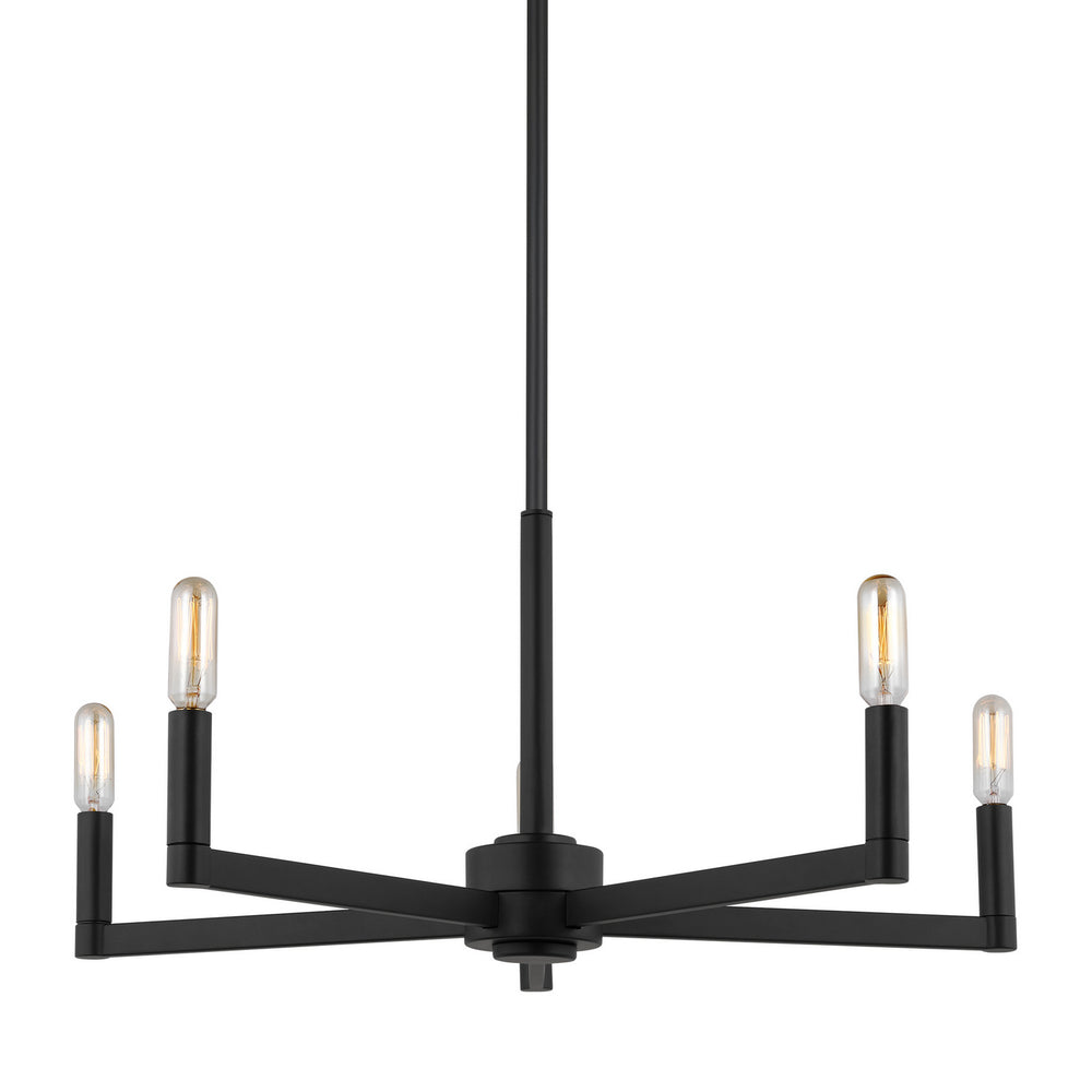 Visual Comfort Studio Canada - 3164205-112 - Five Light Chandelier - Fullton - Midnight Black